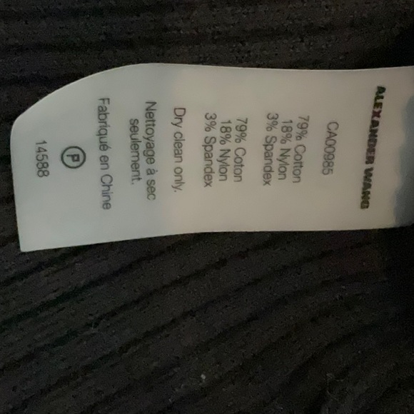 NWT T by Alexander Wang Dress-Black size 6, Black dress with short sweater. - Picture 11 of 12